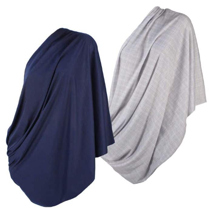 Nursing scarves for breastfeeding women.