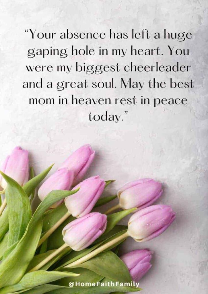 positive mothers day in heaven quotes