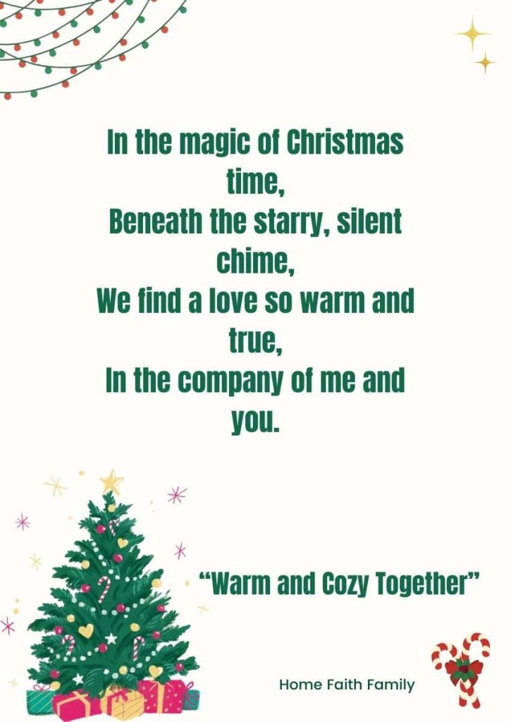 romantic christmas poems for her