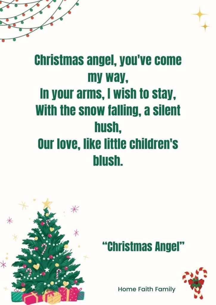 romantic christmas poems for wife