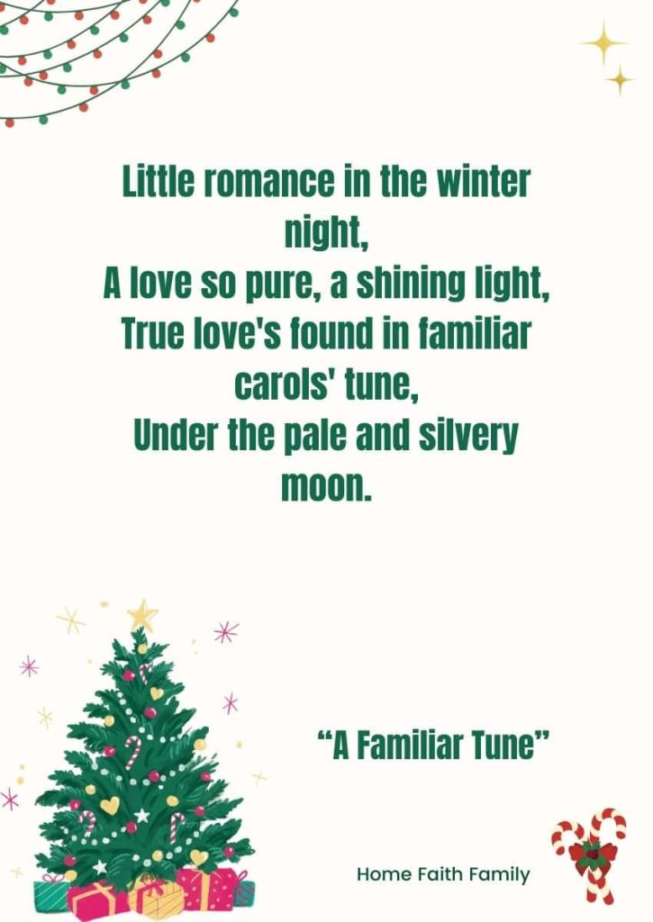 romantic poems for christmas
