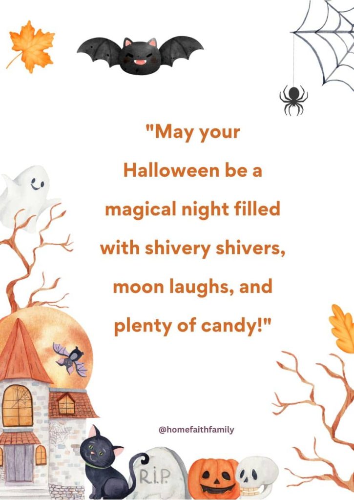 short halloween wishes for kids