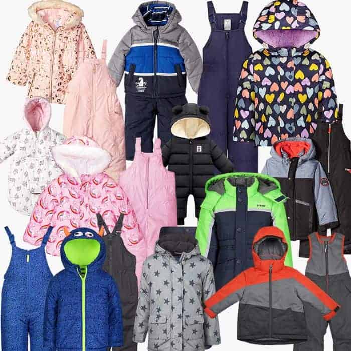 Snowsuits for the entire family from newborns to teens.