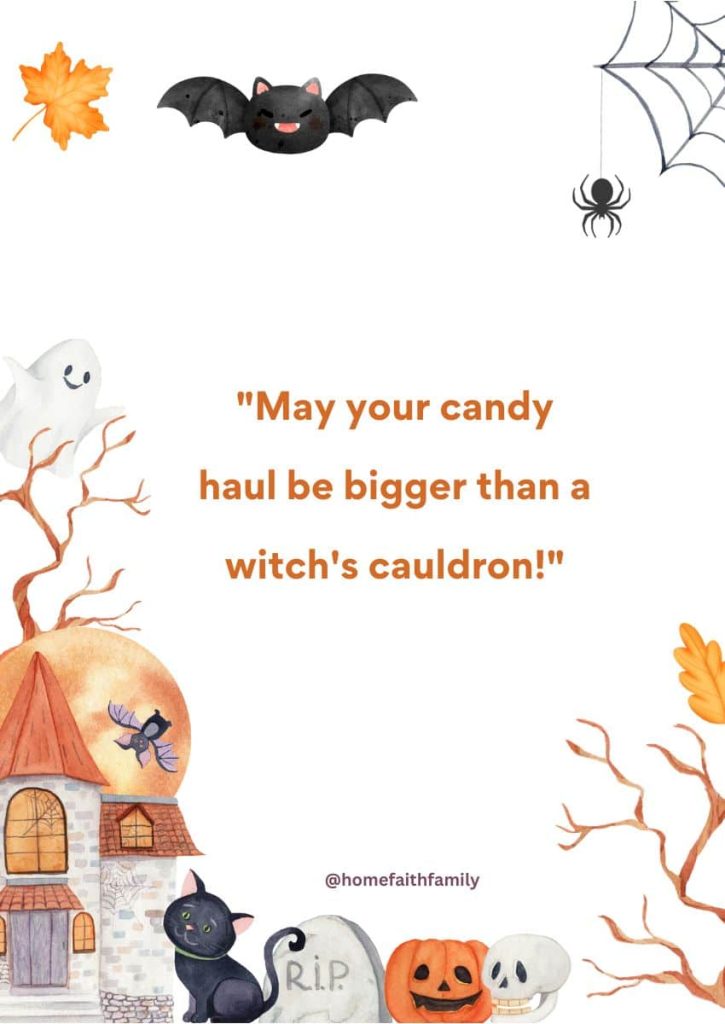 spooky halloween messages for kids