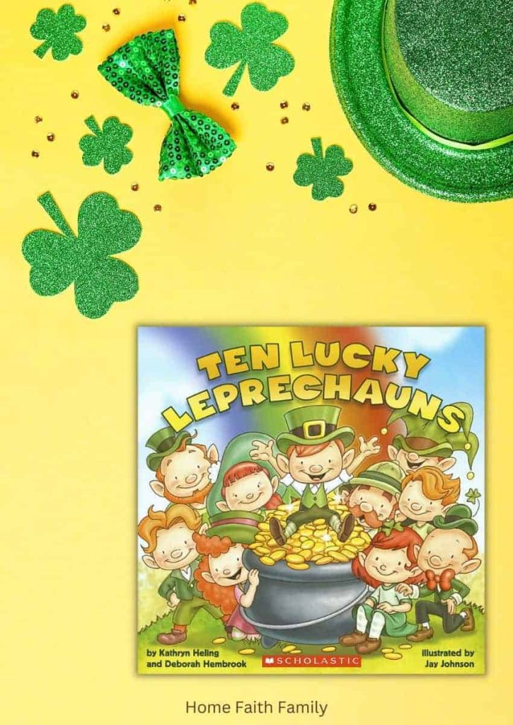 st patrick's day preschool books read aloud - Ten Lucky Leprechauns