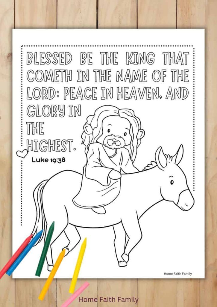 story of easter printable for sunday school free