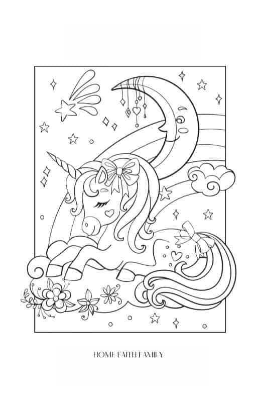 super coloring pages unicorn