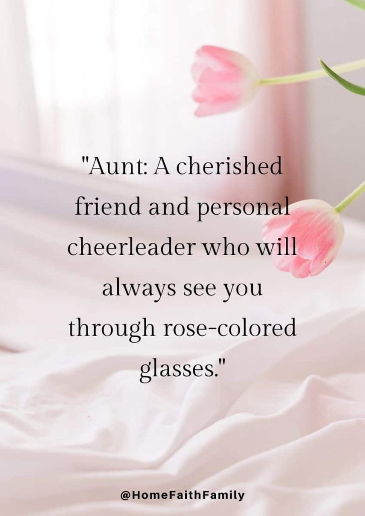 sweet mothers day quote for your aunt