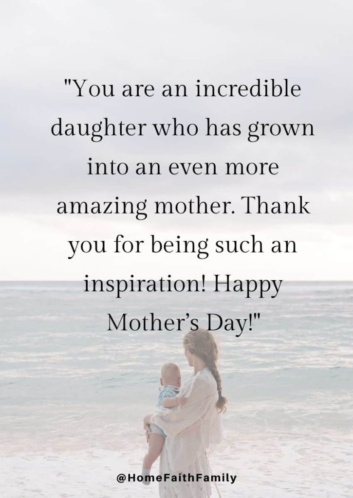 sweet mothers day wishes for daughter