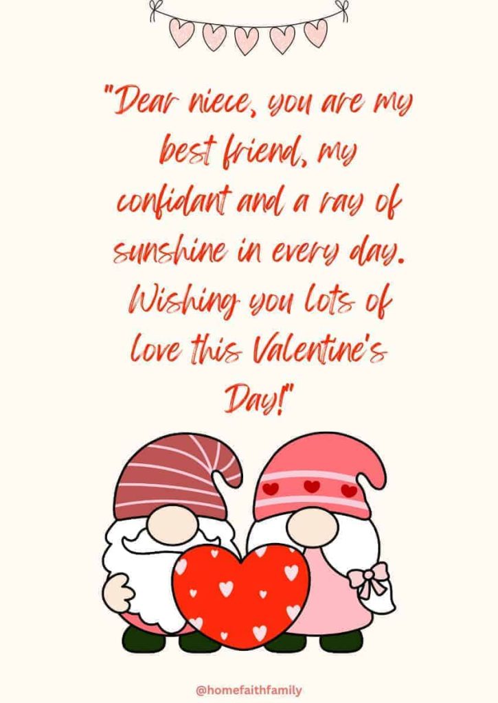 sweet valentines day niece quotes