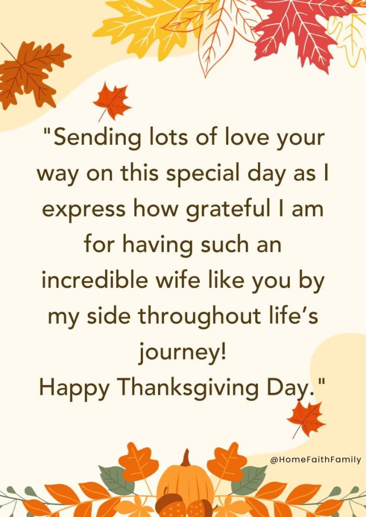 thanksgiving quotes for wife