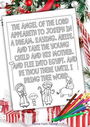 10 Free LDS Christmas Coloring Pages For Kids - Home Faith Family
