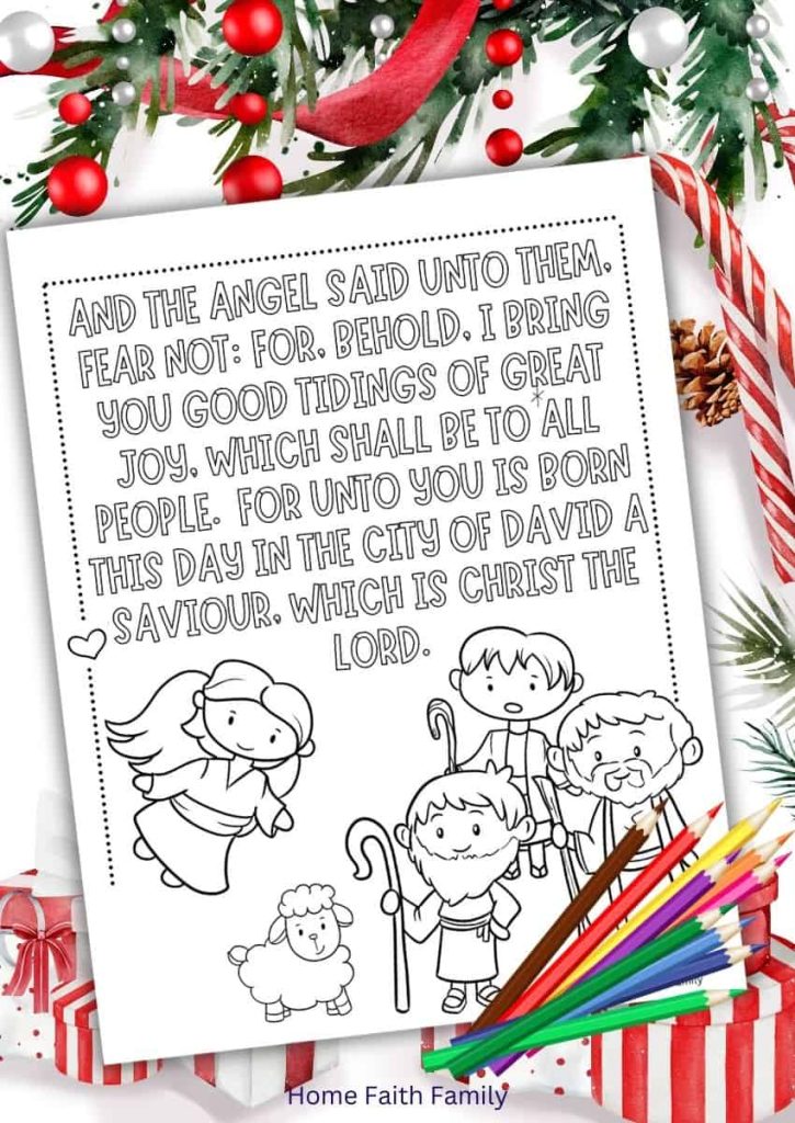 the shepherds lds christmas coloring sheets