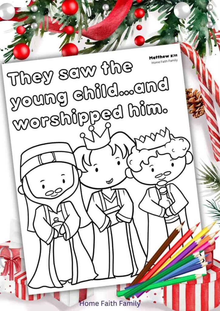 the three wise men lds christmas coloring pages