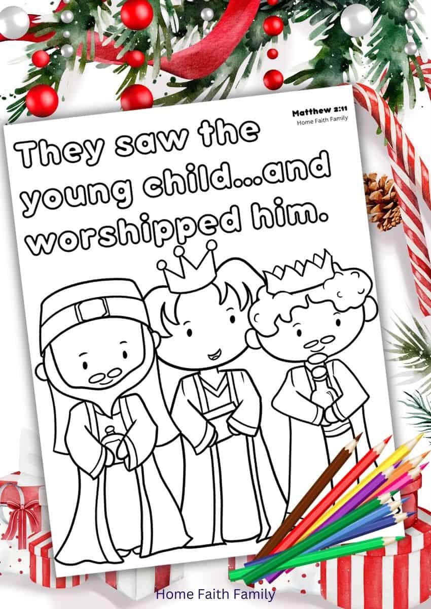 10 Free LDS Christmas Coloring Pages For Kids - Home Faith Family