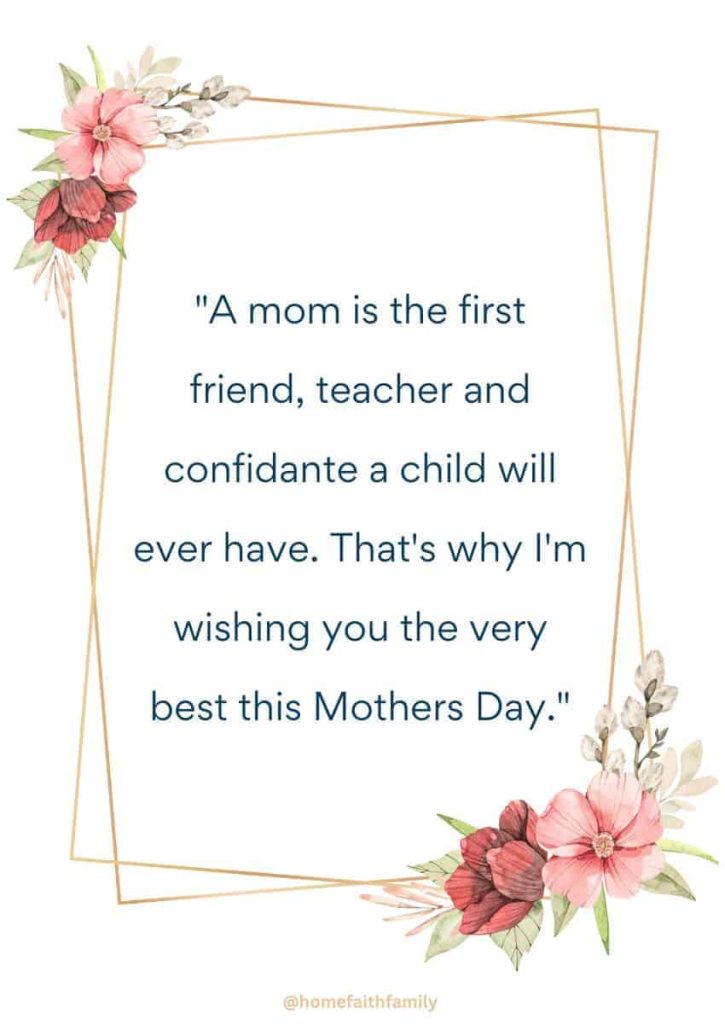 timeless mothers day messages for friends and family