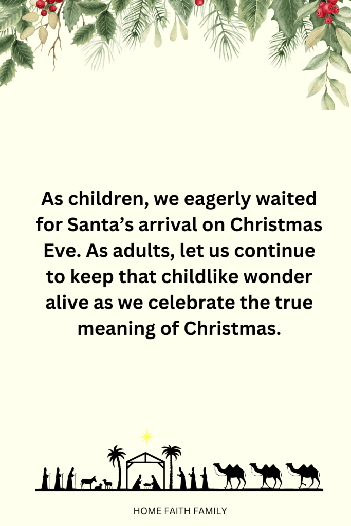 true meaning of christmas message