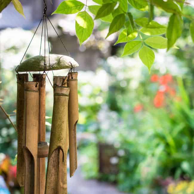 Unique wind chimes gifts for gardeners.