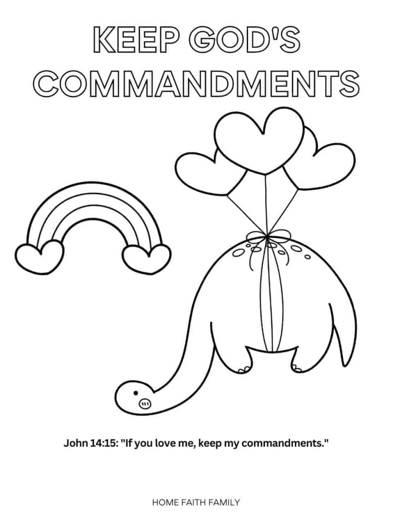 valentines coloring pages from the bible
