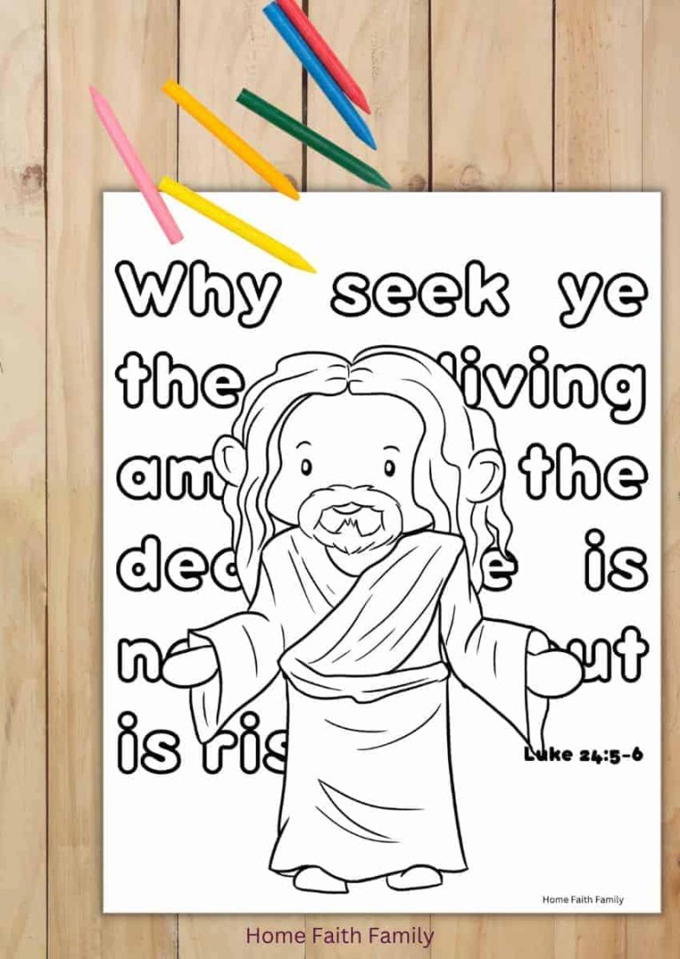 5 Free LDS Easter Coloring Pages - Print Today - Home Faith Family